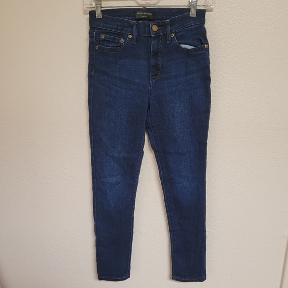 Banana Republic Factory Dark Wash Skinny Jeans - Picture 1 of 5